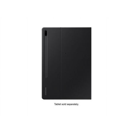 Samsung - Galaxy Tab S8+, Tab S7 FE, Tab S7+ Book Cover - Mystic Black