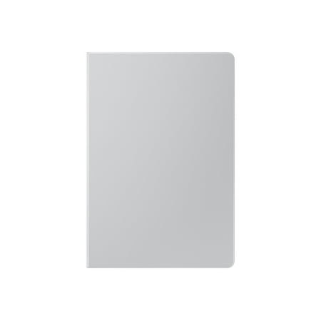 Samsung - Galaxy Tab S8+, Tab S7 FE, Tab S7+ Book Cover - Mystic Silver