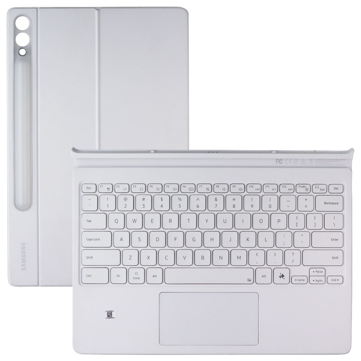 Samsung Book Cover Keyboard - AI Key for Tab S10+ White - EF