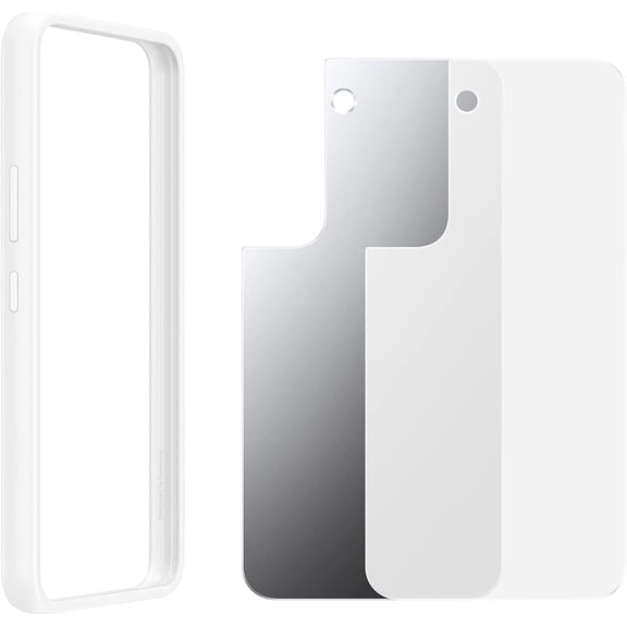 Samsung EF-MS901 - Back cover for cell phone - white - for Galaxy S22