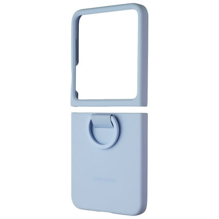 Samsung - Galaxy Z Flip7 FE and Galaxy Z Flip6 Silicone Case - Blue