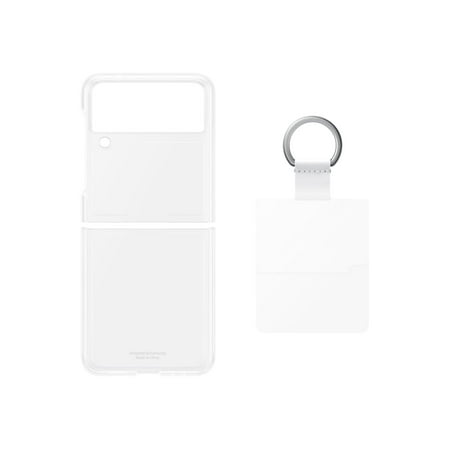 Clear Cover with Ring for Samsung Galaxy Z Flip3 - Transparent