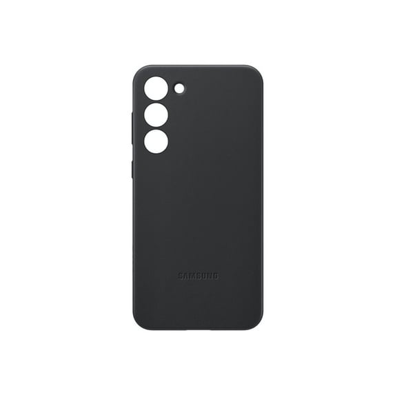 Samsung EF-VS916 - Back cover for cell phone - genuine leather - black - for Galaxy S23+