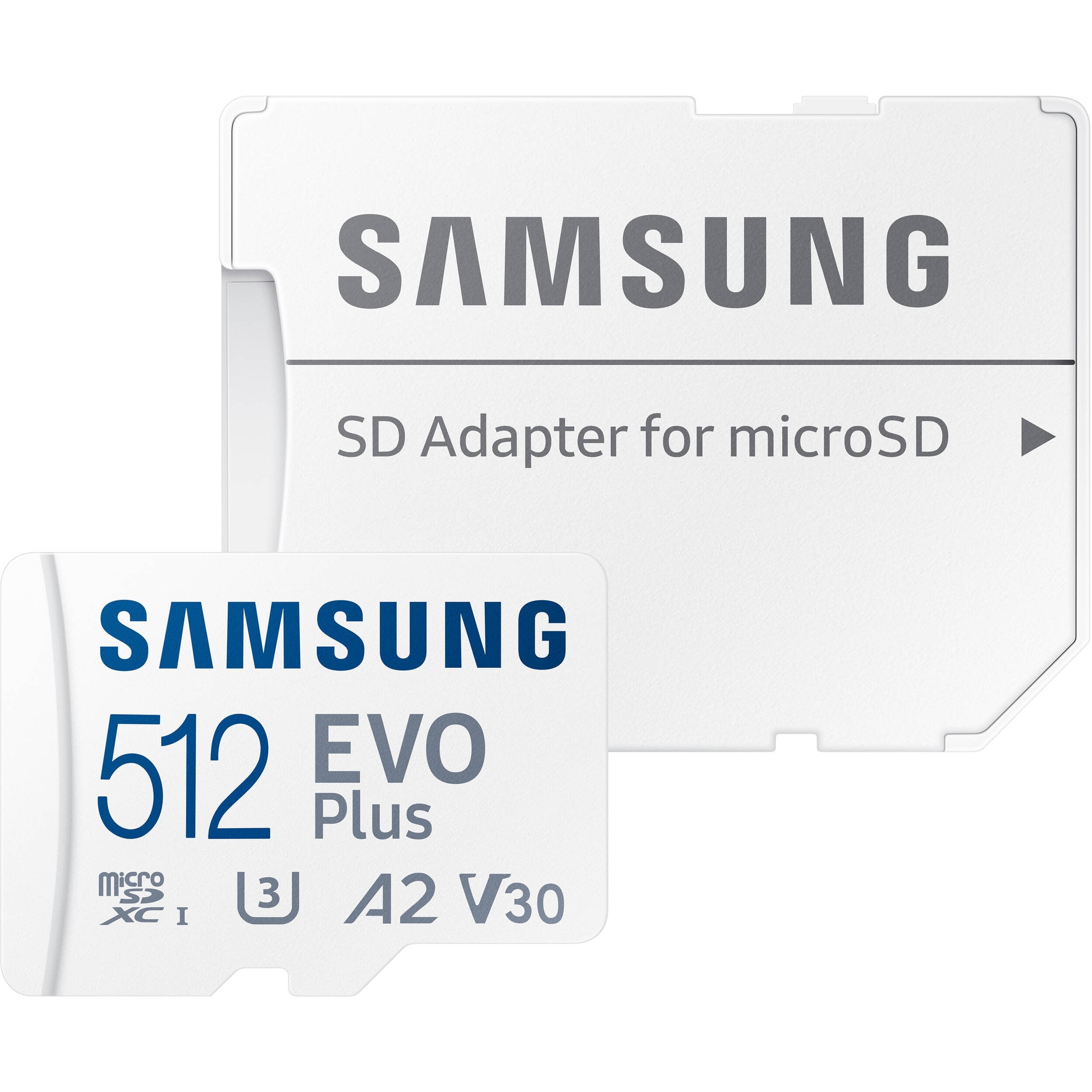 Samsung EVO Plus 512 GB, Class 10/UHS-I (U3) V30 microSDXC, Memory