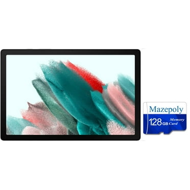 Samsung Electronics Galaxy Tab A8 Android Tablet, 10.5'' LCD Screen, 32GB Storage, Pink Gold with Mazepoly 128GB Memory Card