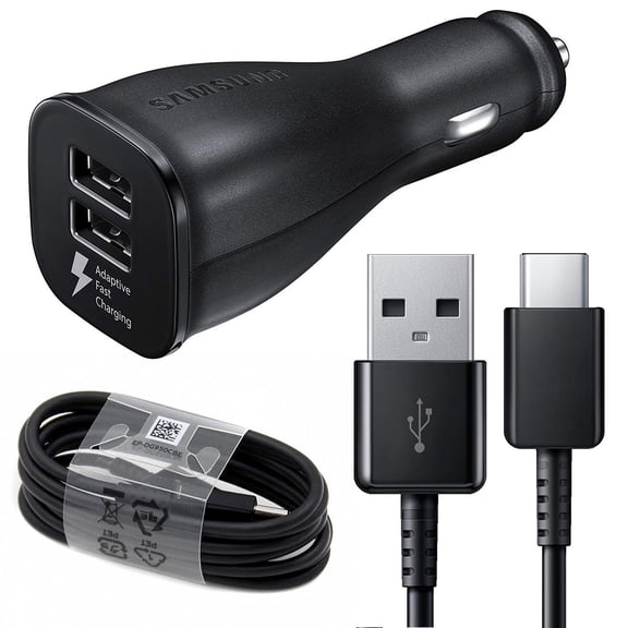 For Samsung Fast Charge Dual-Port Car Charger for Galaxy S20 Ultra , With Fast Charge technology, your battery can go from zero to up to 50% in about 30 minutes!