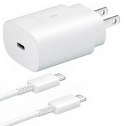Samsung Fast Charger 25W Type C Charger Super Fast Wall Charger for Galaxy S22 S21 S21+/S21 Ultra/S20/S20+/S20 Ultra/Note 20/Note 20 Ultra/Note 10/Note10+