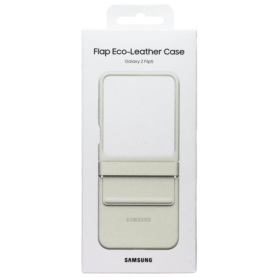 Samsung Flap Eco-Leather Case for Samsung Galaxy Z Flip5 - Cream