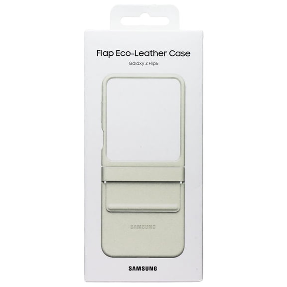 Samsung Flap Eco-Leather Case for Samsung Galaxy Z Flip5 - Cream
