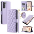 thumbnail image 1 of for Samsung Gaalxy S21 Plus Wallet Case, Elegant PU Leather Shoulder Strap & Wrist Strap Kickstand Card Slots Magnetic Closure Full Body Protection Phone Case for Samsung Gaalxy S21 Plus, Purple, 1 of 8