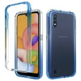 thumbnail image 1 of Samsung Galaxy A01 Case, KAESAR Full-Body Rugged Ultra Transparency Hybrid Protective Case With Built-in Screen Protector for Samsung Galaxy A01 (Blue), 1 of 7