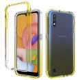 thumbnail image 1 of Samsung Galaxy A01 Case, KAESAR Full-Body Rugged Ultra Transparency Hybrid Protective Case With Built-in Screen Protector for Samsung Galaxy A01 (Yellow), 1 of 7