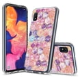 thumbnail image 1 of Samsung Galaxy A01 Case, KAESAR Hybrid Bling Glitter Sparkle Hexagon Marble Graphic Fashion Cute Colorful Skin Cover Shockproof Case for Samsung Galaxy A01, 1 of 5