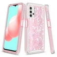 thumbnail image 1 of Samsung Galaxy A02S Case, Rosebono Hybrid Graphic Design Pattern Hard Back Pannel Cover 360 Protection Case For Samsung Galaxy A02S (Pink Shell), 1 of 4
