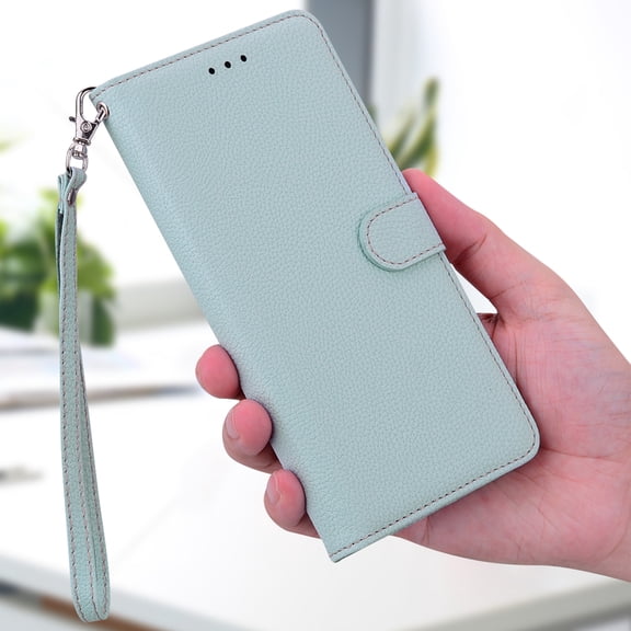 for Samsung Galaxy A03 Core 6.5 Inch Case Wallet, with Card Holder, Luxury PU Leather, Wristband Lanyard Magnetic Case Cover for Women and Men for Galaxy A03 Core Flip Folio Credit Cover - Blue