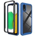 thumbnail image 1 of for Samsung Galaxy A03 Core  Case, Dual Layer Shockproof Bumper Rugged Hybrid Heavy Duty Clear Drop Protective Durable Hybrid 2-layer Phone Case for Samsung Galaxy A03 Core 6.5 inch,Darkblue, 1 of 7