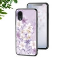 thumbnail image 1 of for Samsung Galaxy A03 Core Case,  Ultra Slim Shockproof Floral Phone Protective Diamond Ring Kickstand Soft Bumper Case Cover for Women Girls, Flower Pattern Design,Flower#3, 1 of 10