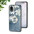 thumbnail image 1 of for Samsung Galaxy A03 Core Case,  Ultra Slim Shockproof Floral Phone Protective Diamond Ring Kickstand Soft Bumper Case Cover for Women Girls, Flower Pattern Design,Flower#5, 1 of 10