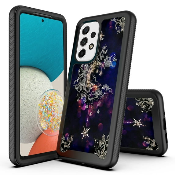 Samsung Galaxy A03S Case, Rosebono Hybrid Graphic Design Pattern Hard Back Pannel Cover Case For Samsung Galaxy A03S (Wiccan)