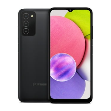 Samsung Galaxy A03s Cell Phone, Factory Unlocked Android Smartphone, 32GB, 3 Camera Lenses, Infinity Display Screen, Long Battery Life, Expandable Storage, US Version, Black