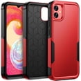 thumbnail image 1 of for Samsung Galaxy A04E Case, [Shockproof] Military Grade Proof Protection [Dropproof] Rugged Protective Heavy Duty Phone Case Cover for Samsung Galaxy A04E (Red), 1 of 15