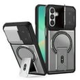 thumbnail image 1 of for Samsung Galaxy A05s Case, Compatible with MagSafe, Camera Flip Cover, Magnetic Bracket, Rugged Shockproof Drop Protection Durable Protective for Men & Women Hard PC Back Case, Gray, 1 of 8