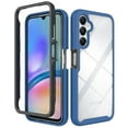 thumbnail image 1 of for Samsung Galaxy A05s Case, Luxury Dual Layer Shockproof Bumper Rugged Hybrid Heavy Duty Clear Drop Protective Durable Hybrid 2-layer Phone Case Cover for Galaxy A05s, Darkblue, 1 of 6