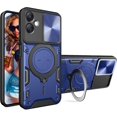 thumbnail image 1 of for Samsung Galaxy A06 4G 6.7"  Case with Magnetic Ring Kickstand, Rugged Military Grade Shockproof Heavy Duty Case with Slide Camera Lens Cover for Samsung Galaxy A06 JS-Blue, 1 of 10