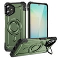 thumbnail image 1 of for Samsung Galaxy A06 Armor Case with Kickstand, Luxury Military-Grade Drop Protection Heavy Duty Magnetic Phone Case, Compatible with MagSafe Accessories, for Samsung Galaxy A06 -Armygreen, 1 of 7