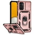 thumbnail image 1 of For Samsung Galaxy A06 Case Heavy Duty Military Grade Protection,Camera Lens Slide Protection & 360°Rotate Magnetic Car Mount Holder Kickstand Rugged Shockproof Drop Hard Shell,Rosegold, 1 of 8