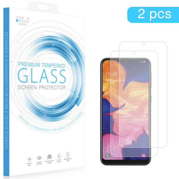 Samsung Galaxy A10E /A20E [2 Pack] Tempered Glass Screen Protector Round Edges 0.26MM Arcing [9H Hardness] [HD Clear] [Case Friendly] Glass Screen Protector for Samsung Galaxy A10E / Galaxy A20E