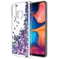 thumbnail image 1 of Samsung Galaxy A10E Case, KAESAR Quicksand Glitter Sparkly Bling Liquid Shiny Clear Soft TPU Bumper Protective Cover for Samsung Galaxy A10E (Purple), 1 of 4