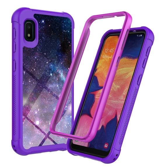 Samsung Galaxy A10E Case, Rosebono Hybrid IMD Design Graphic Anti-Scratch Fashion Cute Colorful Silicone Skin Cover Armor Case for Samsung Galaxy A10E (Stardust)