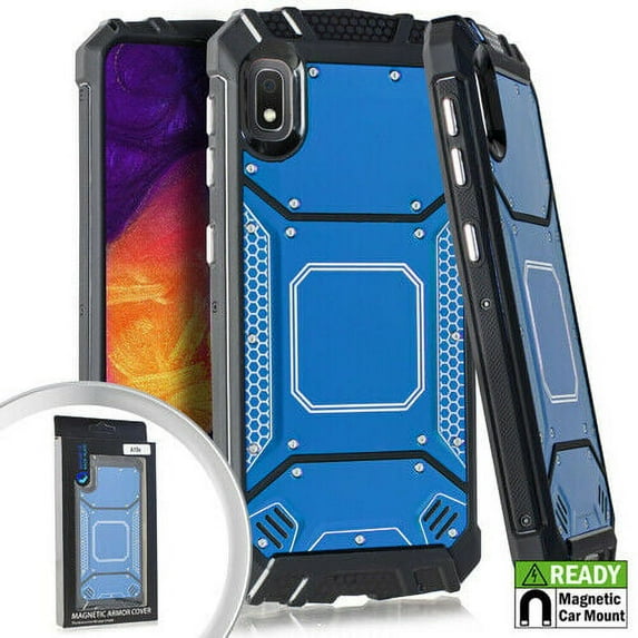 Samsung Galaxy A10E Heavy Duty Shockproof Tough Armor Metal Case Phone Cover