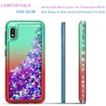 thumbnail image 1 of Samsung Galaxy A10E Phone Case, Liquid Floating Glitter Quicksand Bling with Spot Diamond Cover - Green/Red, 1 of 5