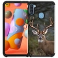 thumbnail image 1 of Samsung Galaxy A11 Case - Colorful Design Hybrid Armor Case Shockproof Dual Layer Protective Phone Cover - Whitetail Deer, 1 of 2