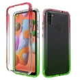 thumbnail image 1 of Samsung Galaxy A11 Case, KAESAR Full-Body Rugged Ultra Transparency Hybrid Protective Case With Built-in Screen Protector for Samsung Galaxy A11 (Red/Green), 1 of 6