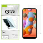 Samsung Galaxy A11 Screen Protector Tempered Glass [9H Hardness] [Ultra-Clear HD] [Bubble Free] [Case Friendly] Premium Shockproof Tempered Glass Screen Protector 2.5D for Samsung Galaxy A11 [2020]