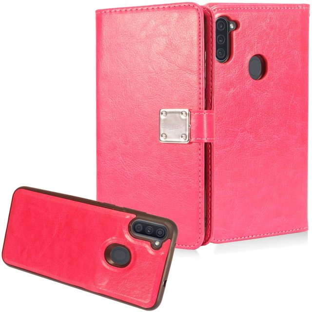 Samsung Galaxy A11 Wallet Phone Case 2 in 1 Detachable TPU