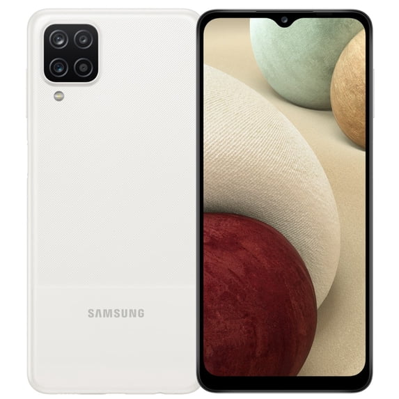 Samsung Galaxy A12 A127M 64GB 4GB RAM Dual SIM, GSM Unlocked - White