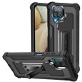 thumbnail image 1 of Samsung Galaxy A12 Case, Rosebono Hybrid Slim Colorful Armor Shockproof Impact Resistant Protective Cover Case With Kickstand For Samsung Galaxy A12 (Black), 1 of 8