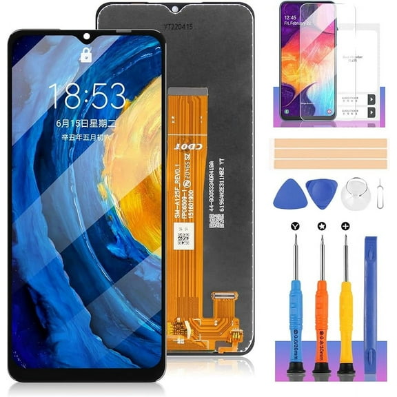 for Samsung Galaxy A12 Screen Replacement for Samsung Galaxy A12 LCD for Samsung Galaxy A12 Digitizer for SM A125F/DS SM-A125U SM-A125M/DS Display Touch Screen Assembly Repair Parts