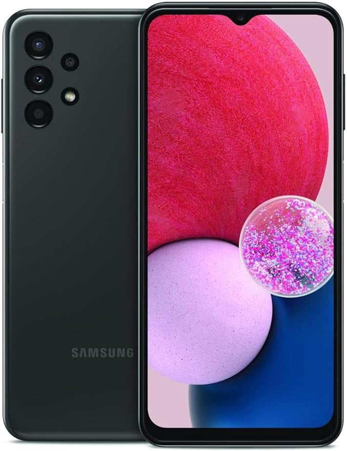 Samsung Galaxy A13 - 4G smartphone - RAM 3 GB / Internal Memory 32 GB - microSD slot - LCD display - 6.6" - 2408 x 1080 pixels - 4x rear cameras 50 MP, 5 MP, 2 MP, 2 MP - front camera 8 MP - Verizon - black
