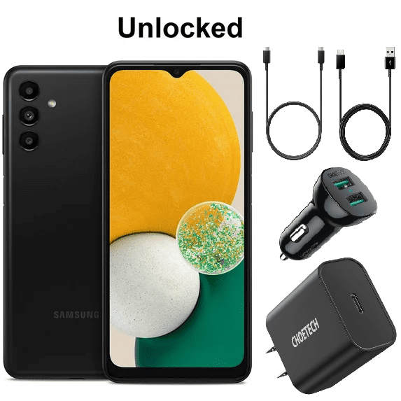 Samsung Galaxy A13 5G Smartphone, 128GB, Black, 6.5 in, Unlocked