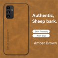 thumbnail image 1 of for Samsung Galaxy A13 5G Case, Classic Soft TPU and PU Leather Slim Cover Case, Anti-Vibration Anti-Slip Ultralight Luxury Phone Case Cover for Galaxy A13 5G for Men & Women, Brown, 1 of 6