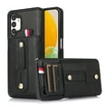 thumbnail image 1 of for Samsung Galaxy A13 5G Case Wallet with Slide Credit Card Holder, Flip Premium PU Leather Hidden Kickstand Classic Retro Heavy Duty Protective Cover for Samsung Galaxy A13 5G,Black, 1 of 7