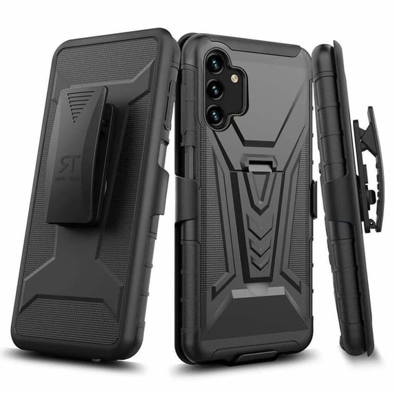 Samsung Galaxy A13 5G Dual-Layer Holster Case Kickstand
