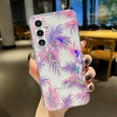 thumbnail image 1 of for Samsung Galaxy A13 5G Flower Case, Luxury Floral Pattern Clear Shockproof [Hard PC Back Soft TPU Edge] Ultra Slim Anti-Scratch Phone Cover for Girls Women Samsung Galaxy A13 5G, B, 1 of 9
