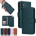 thumbnail image 1 of for Samsung Galaxy A13 5G Removable Wallet Case, Premium PU Leather Flip Cover with [RFID Blocking][ Detachable Card Holder][Stand Function][Wrist Strap] Shockproof Protectove Phone Cover,Blue, 1 of 10