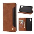 thumbnail image 1 of Samsung Galaxy A13 Case, Galaxy A13 5G Case, Allytech PU Leather Flip Folding Stand Credit Cards Holder Wallet Case Shockproof Protection TPU Back Cover for Samsung Galaxy A13 5G, Brown, 1 of 4